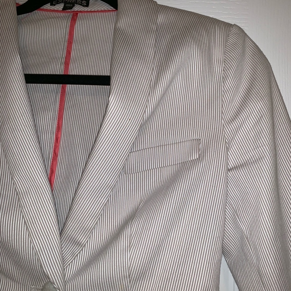 Express Pinstripe Blazer - Picture 4 of 8